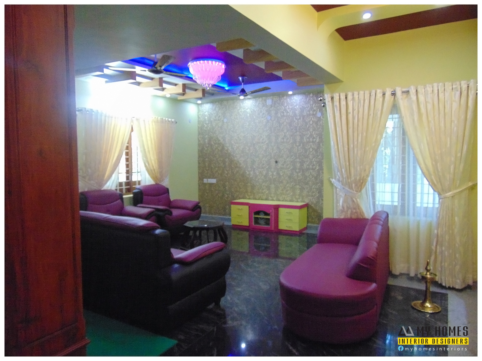 Thrissur Kerala Living Room Interiors Furniture Designing Shops