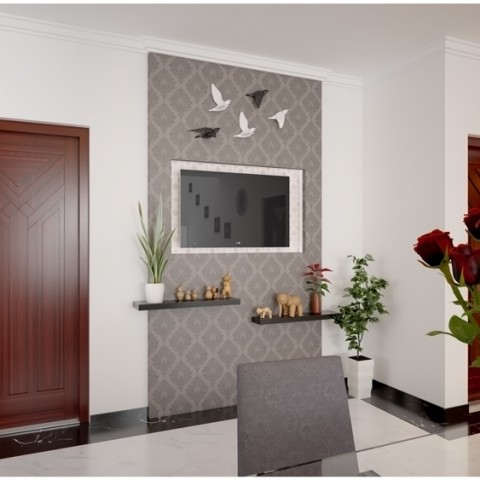 Modern homes dining room & dining table design in kerala