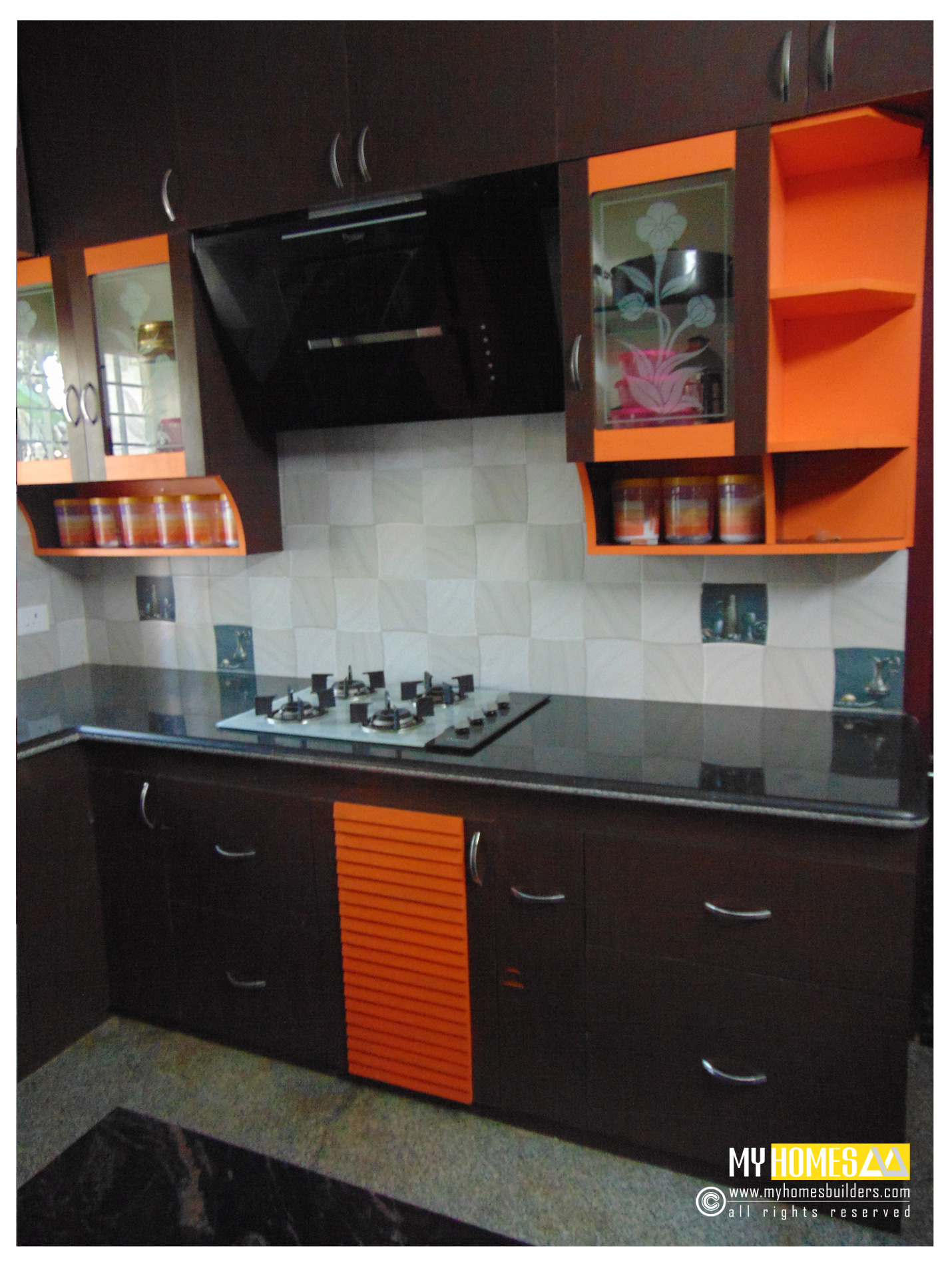 Kitchen Interior, Modern kerala home Kitche, Modern Kitchen Designs