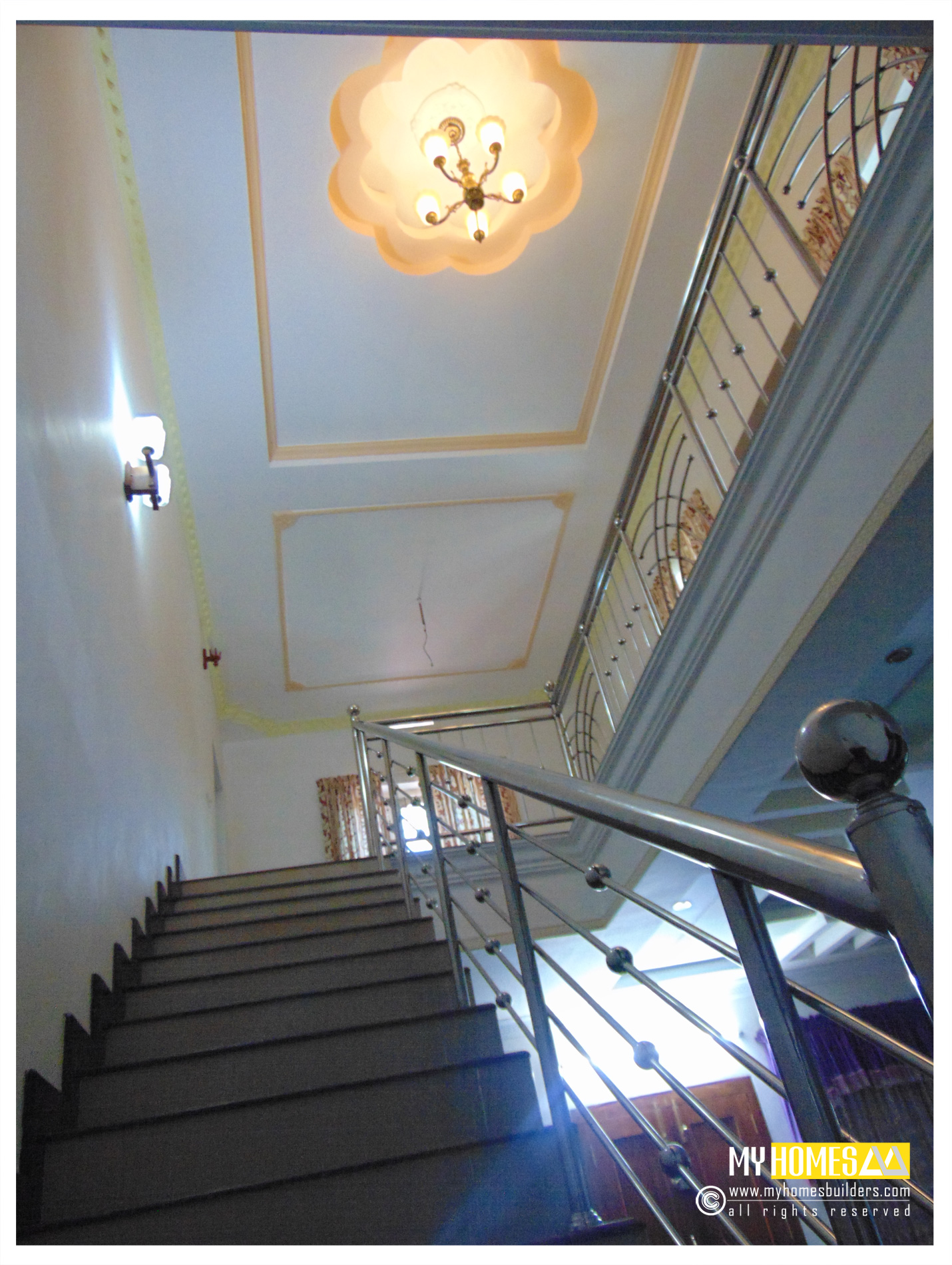 Staircase design in kerala