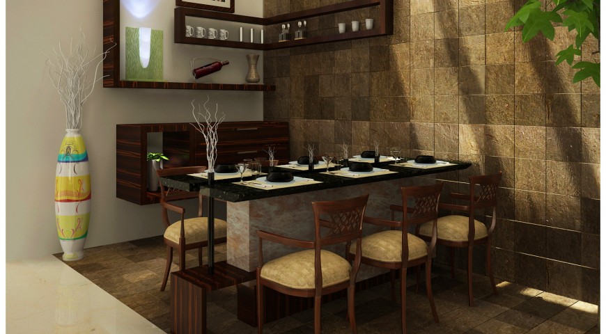 Modern and traditional dining room designs in kerala 