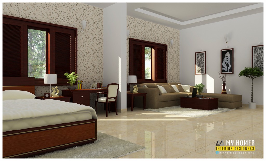 kerala bedroom designs - kerala interior designers