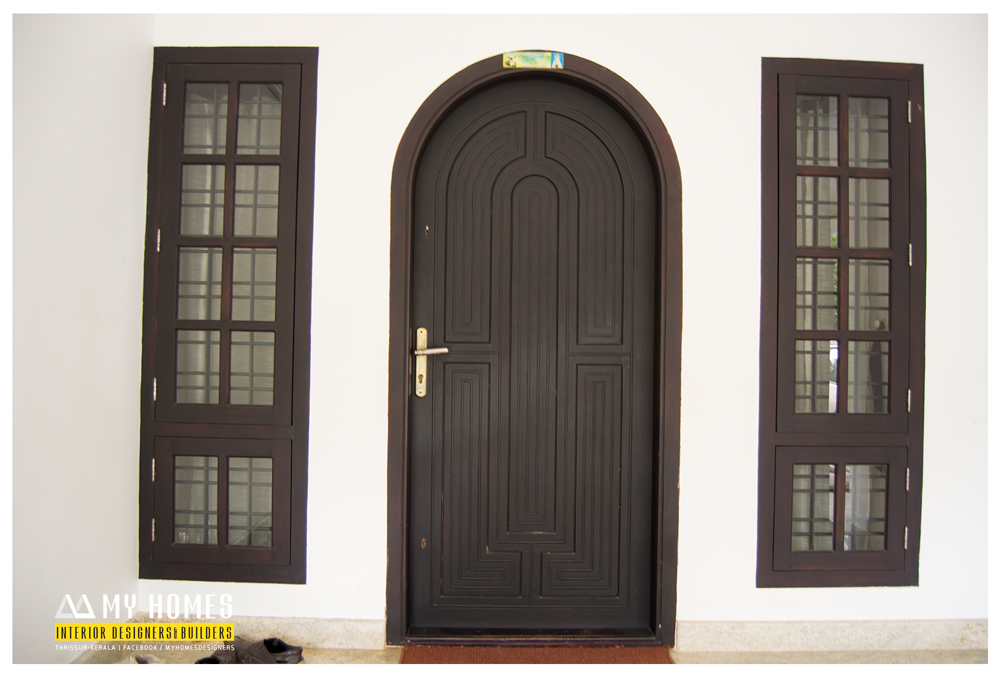 front door designs in Kerala