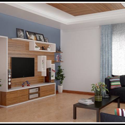 Modern homes living room Interior designs in kerala style