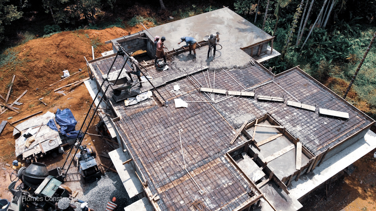 main slab work