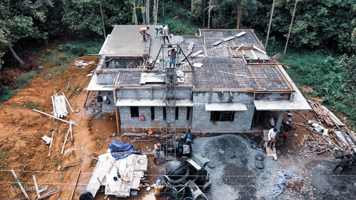 slab concrete work
