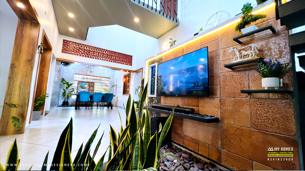 budget friendly tv wall design