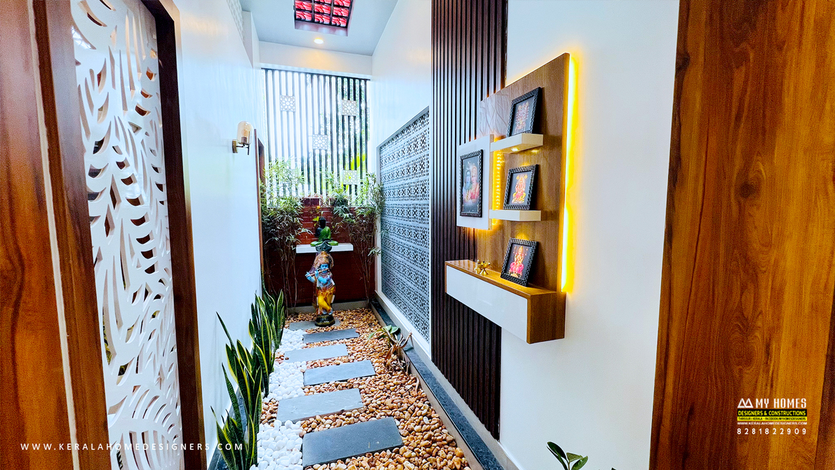 prayer area design kerala
