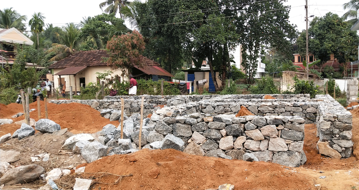 3bedroom house foundation work